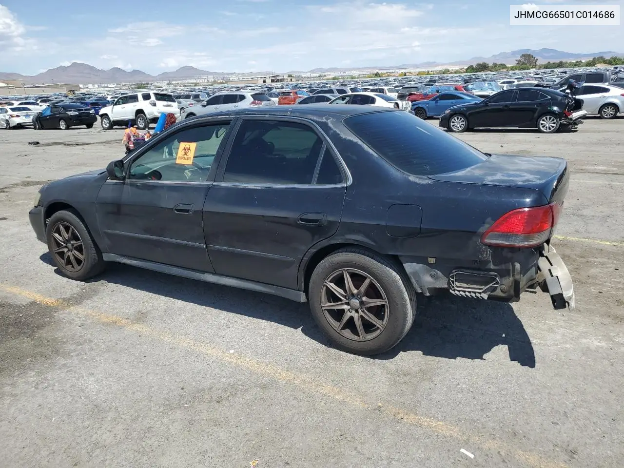 2001 Honda Accord Lx VIN: JHMCG66501C014686 Lot: 55479965