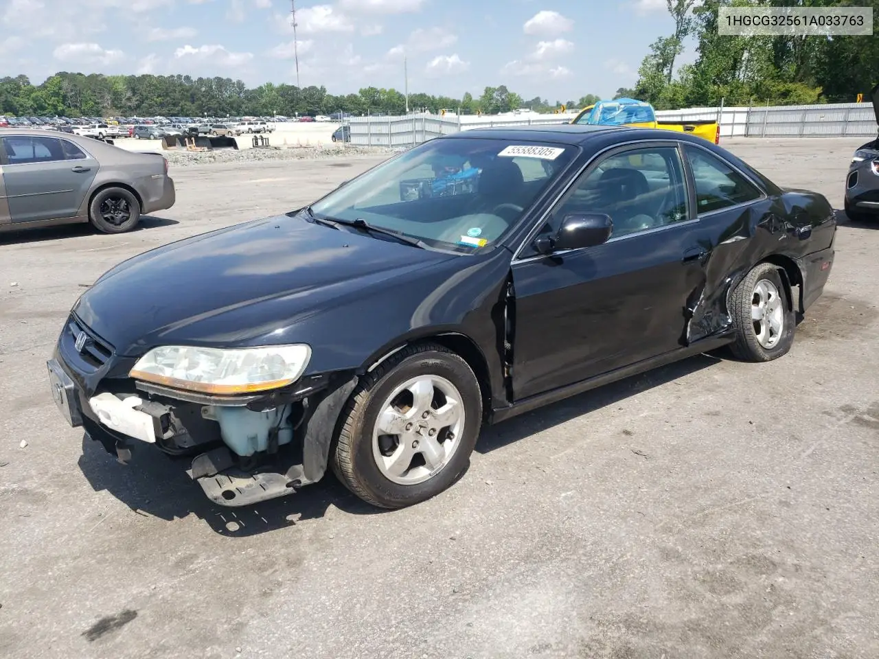 2001 Honda Accord Ex VIN: 1HGCG32561A033763 Lot: 55588305