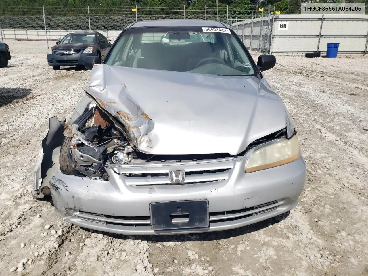 2001 Honda Accord Value VIN: 1HGCF86651A084206 Lot: 56492445