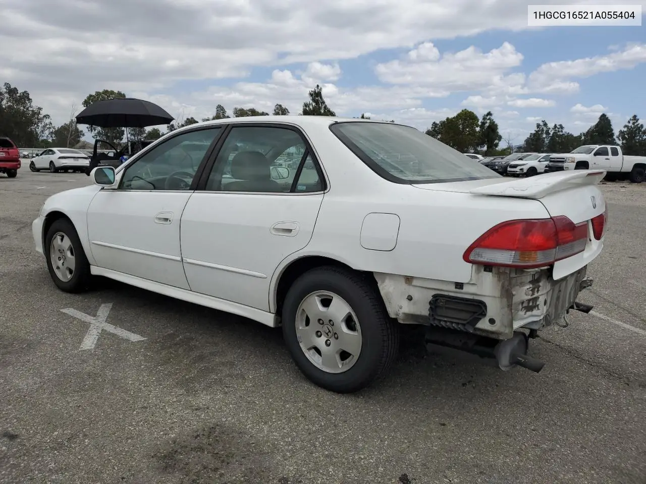 2001 Honda Accord Ex VIN: 1HGCG16521A055404 Lot: 56819575