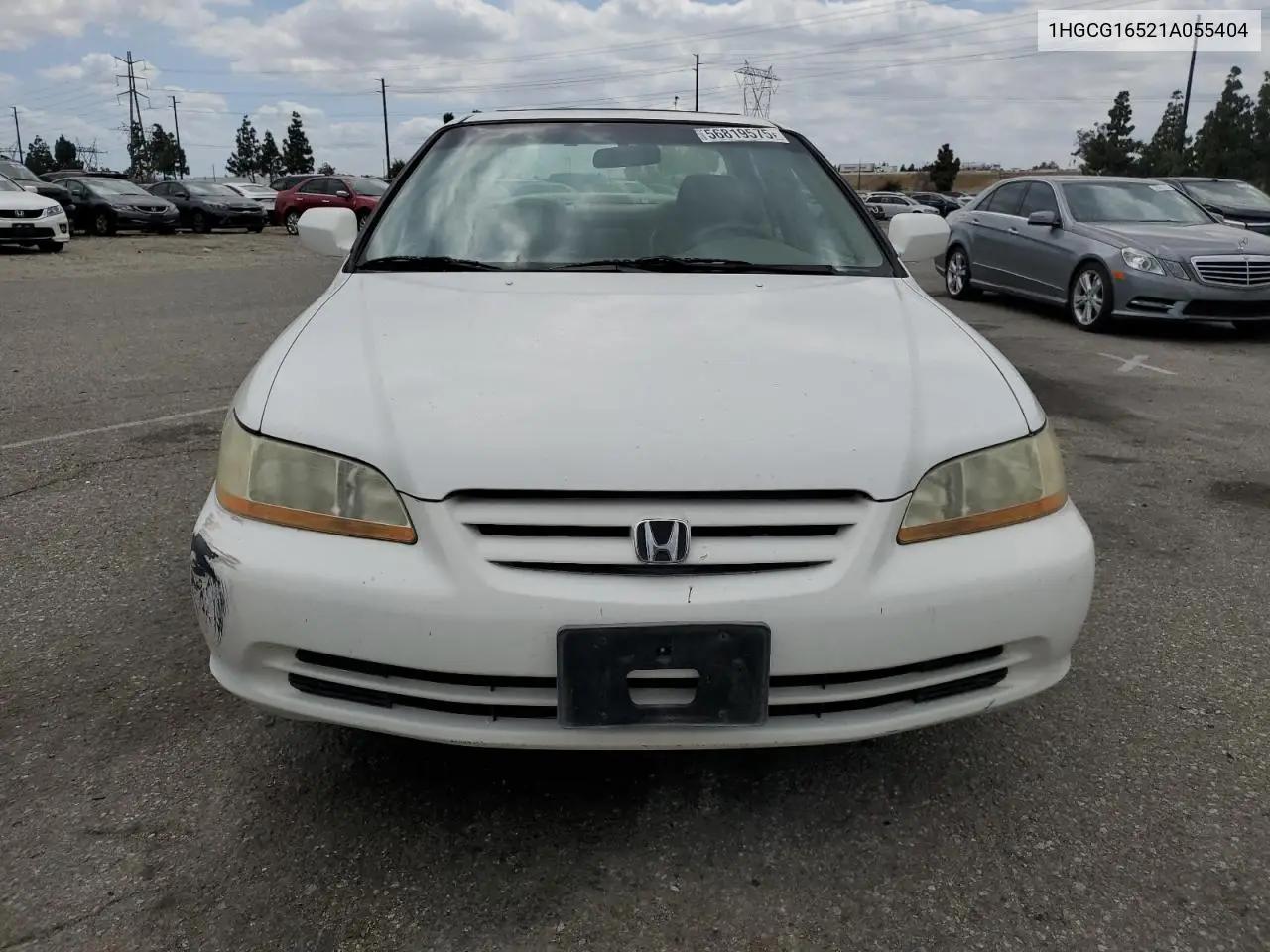 2001 Honda Accord Ex VIN: 1HGCG16521A055404 Lot: 56819575