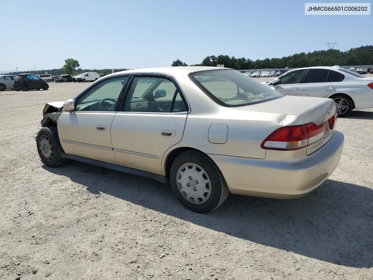 2001 Honda Accord Lx VIN: JHMCG66501C006202 Lot: 61103645