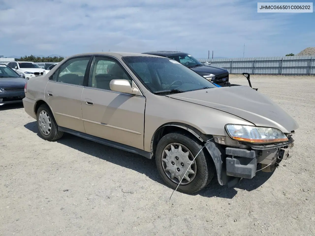 2001 Honda Accord Lx VIN: JHMCG66501C006202 Lot: 61103645