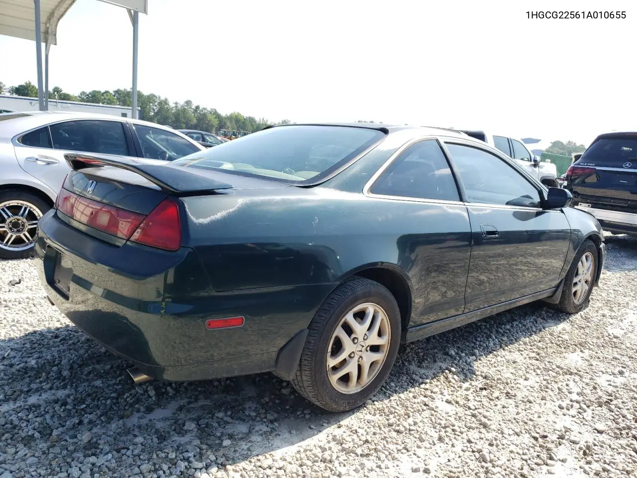 2001 Honda Accord Ex VIN: 1HGCG22561A010655 Lot: 62151155