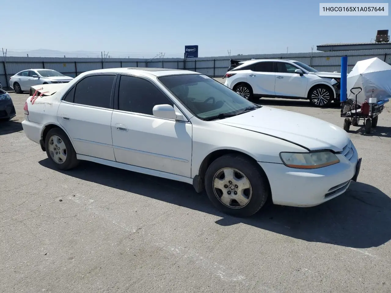 2001 Honda Accord Ex VIN: 1HGCG165X1A057644 Lot: 62521325