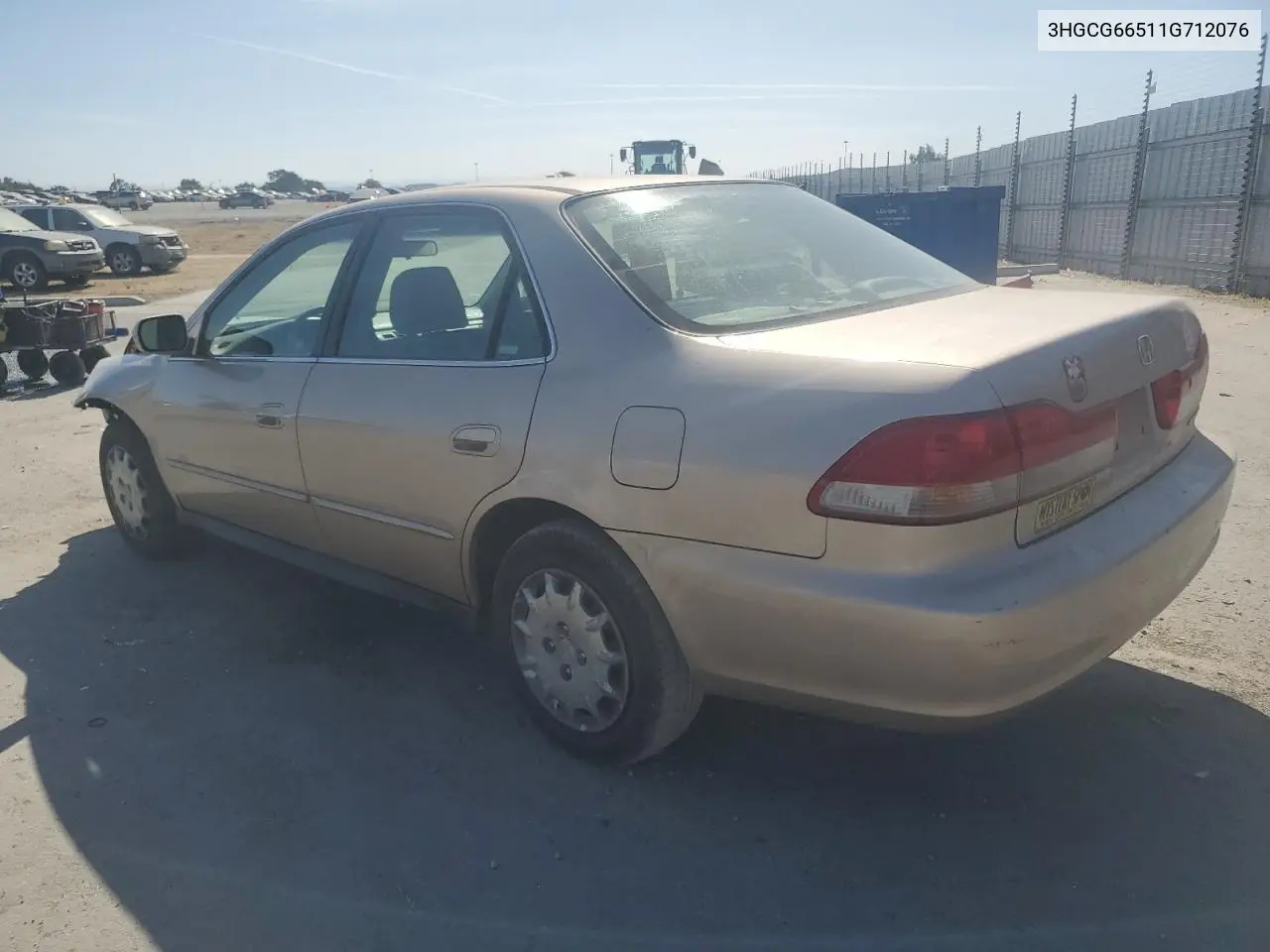 2001 Honda Accord Lx VIN: 3HGCG66511G712076 Lot: 62605295
