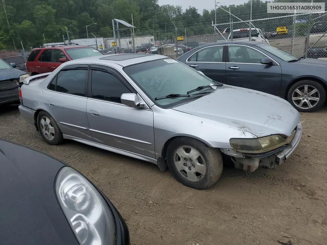 2001 Honda Accord Ex VIN: 1HGCG16531A080909 Lot: 62656695