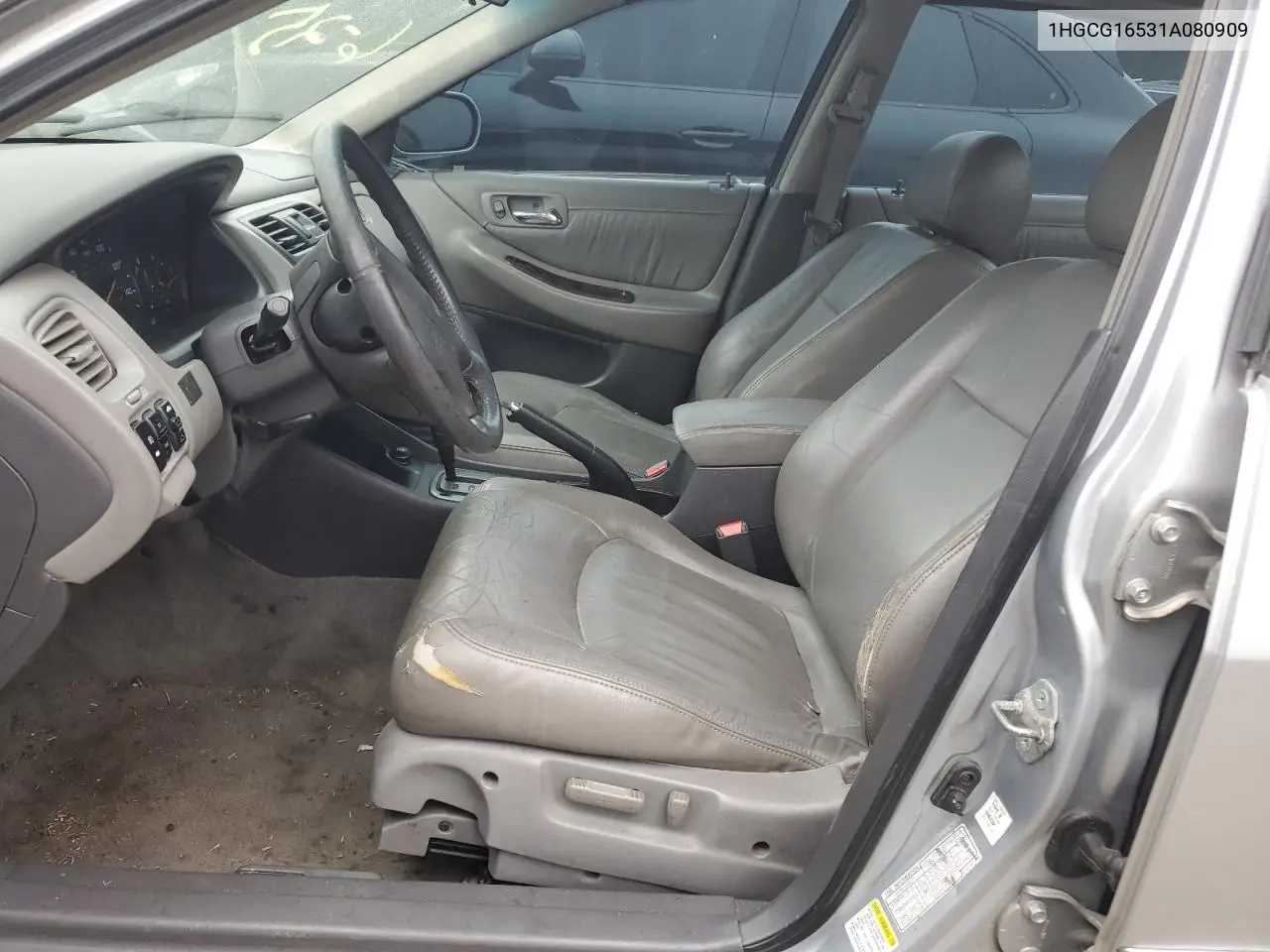 2001 Honda Accord Ex VIN: 1HGCG16531A080909 Lot: 62656695