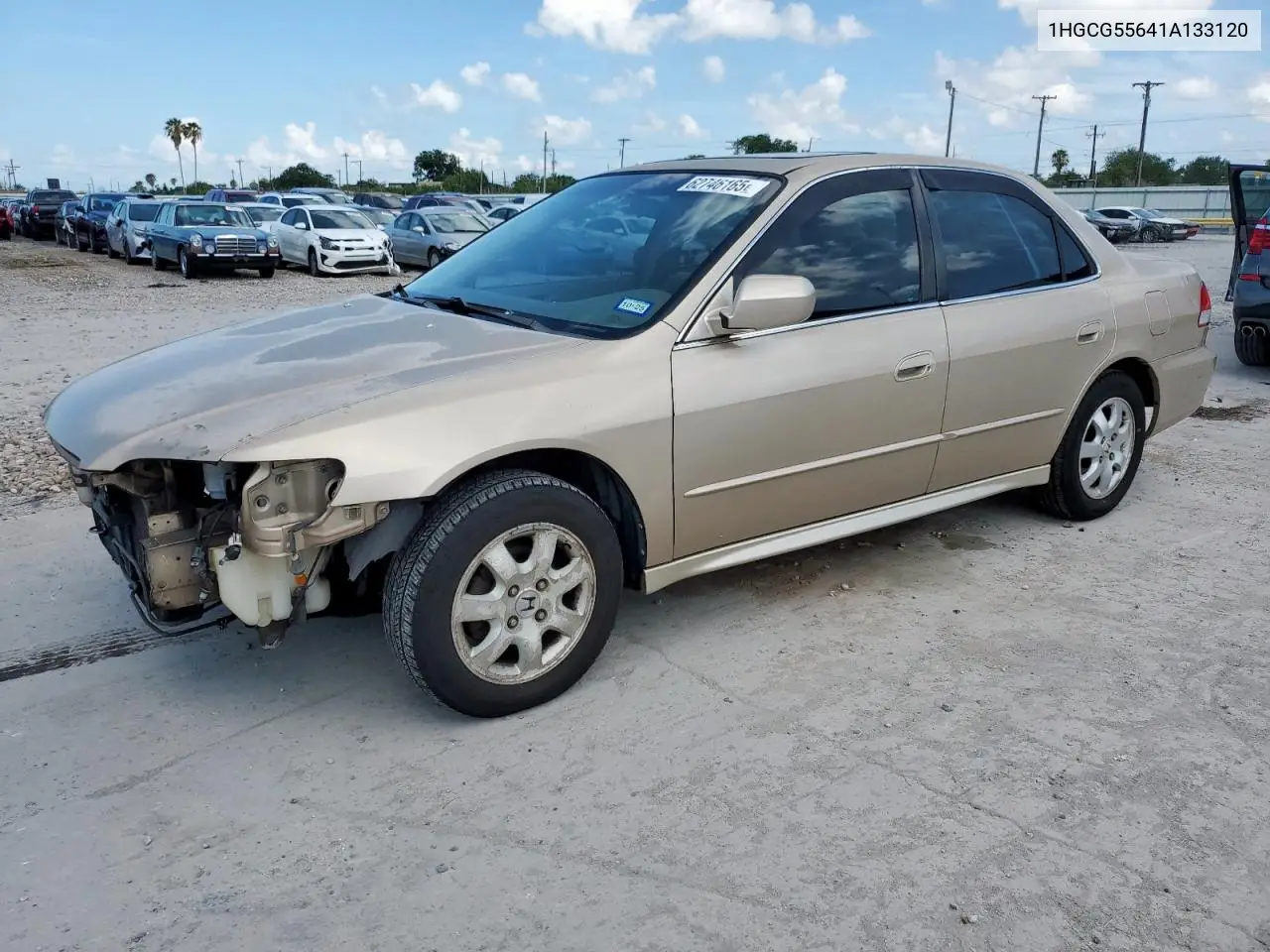 2001 Honda Accord Ex VIN: 1HGCG55641A133120 Lot: 62746165
