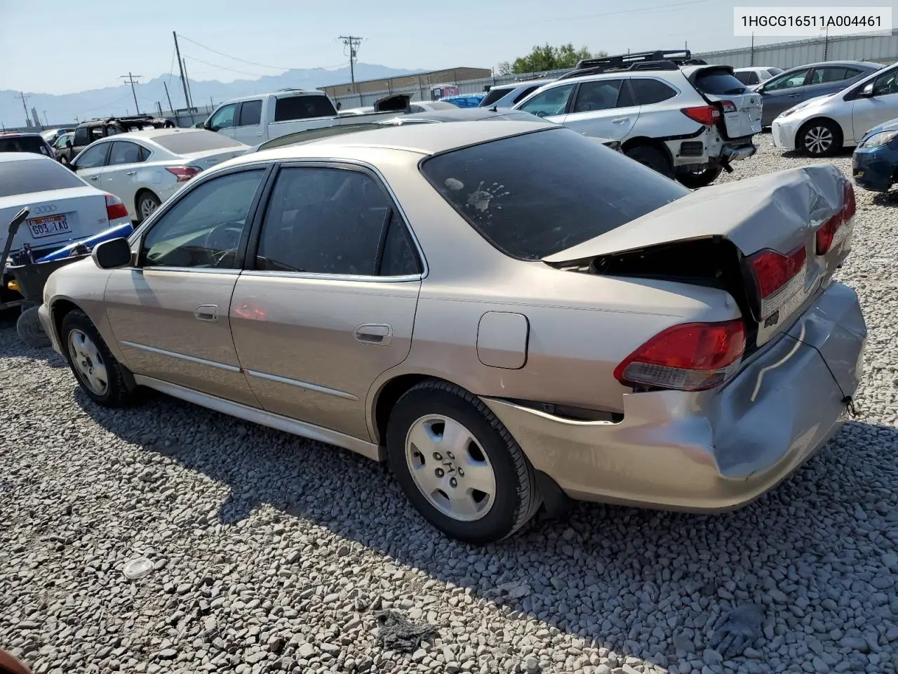2001 Honda Accord Ex VIN: 1HGCG16511A004461 Lot: 62844685