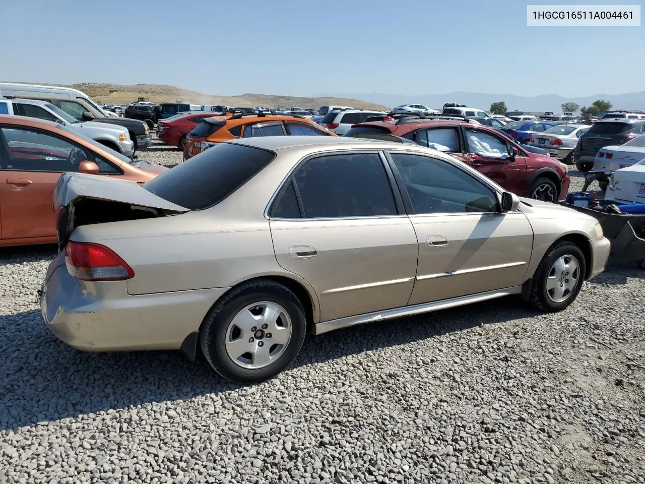2001 Honda Accord Ex VIN: 1HGCG16511A004461 Lot: 62844685