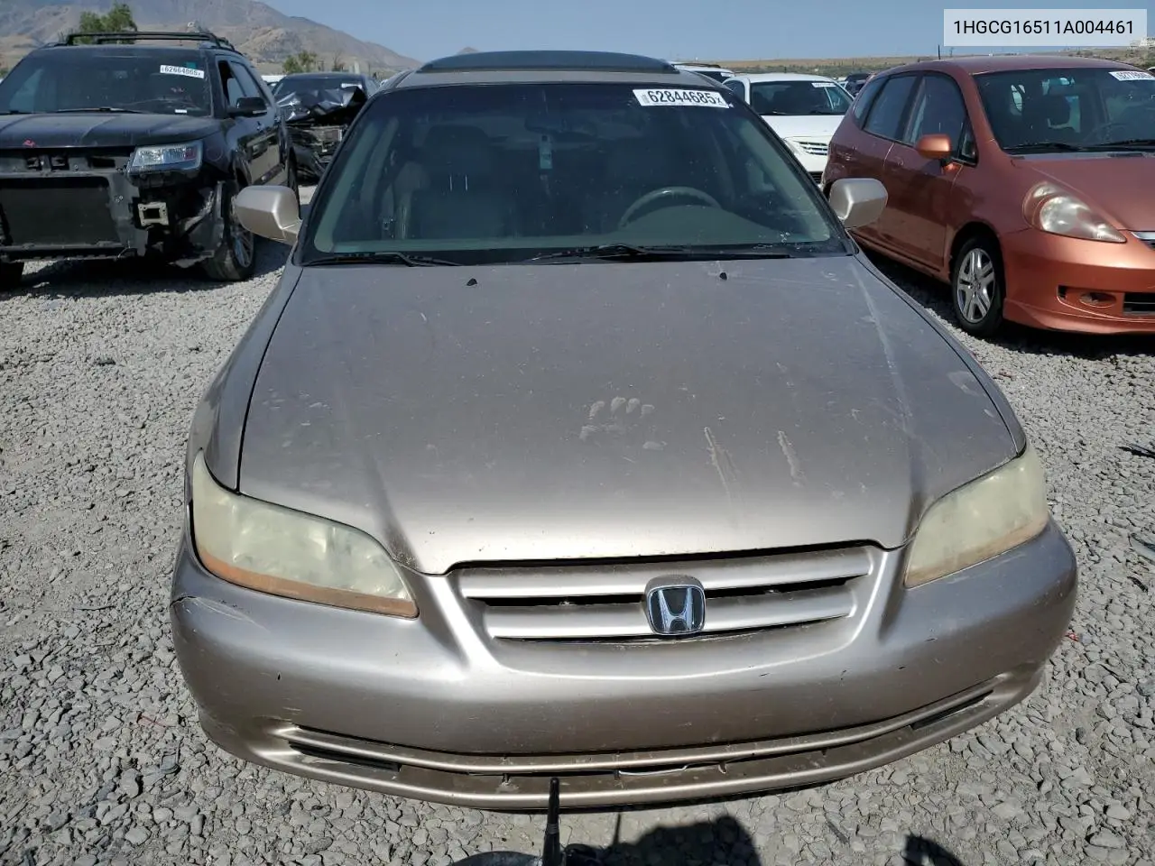 2001 Honda Accord Ex VIN: 1HGCG16511A004461 Lot: 62844685