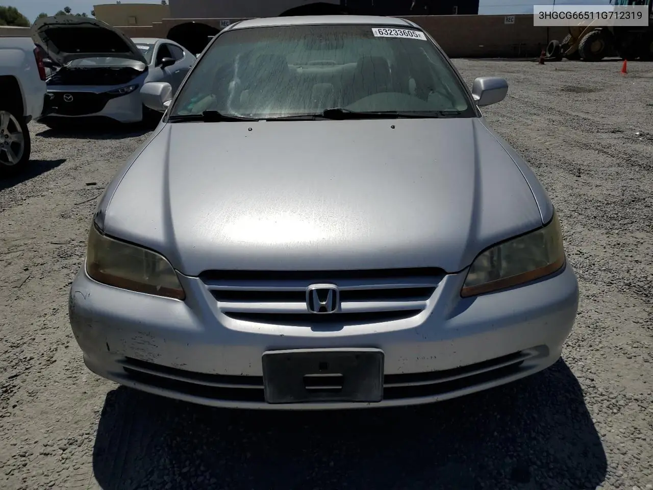 2001 Honda Accord Lx VIN: 3HGCG66511G712319 Lot: 63233605