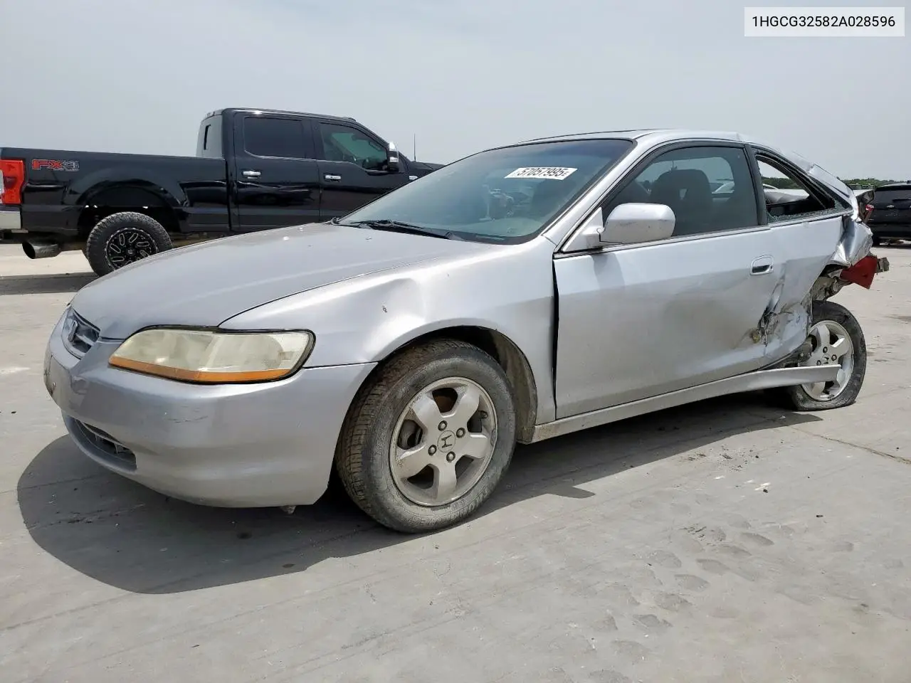 2002 Honda Accord Ex VIN: 1HGCG32582A028596 Lot: 57057995