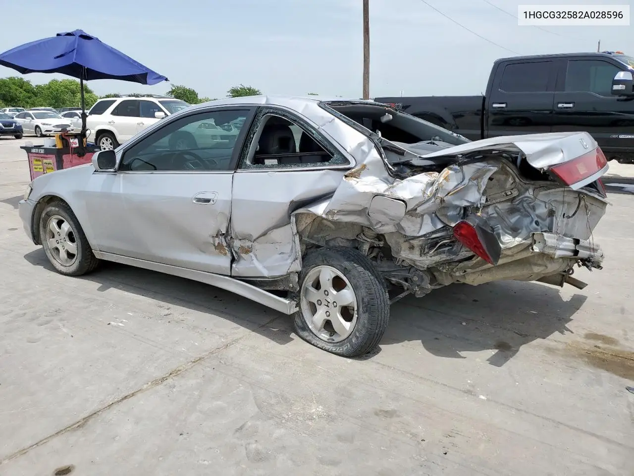 2002 Honda Accord Ex VIN: 1HGCG32582A028596 Lot: 57057995