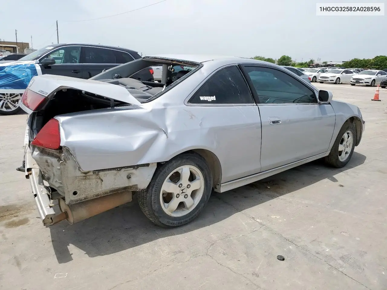 2002 Honda Accord Ex VIN: 1HGCG32582A028596 Lot: 57057995