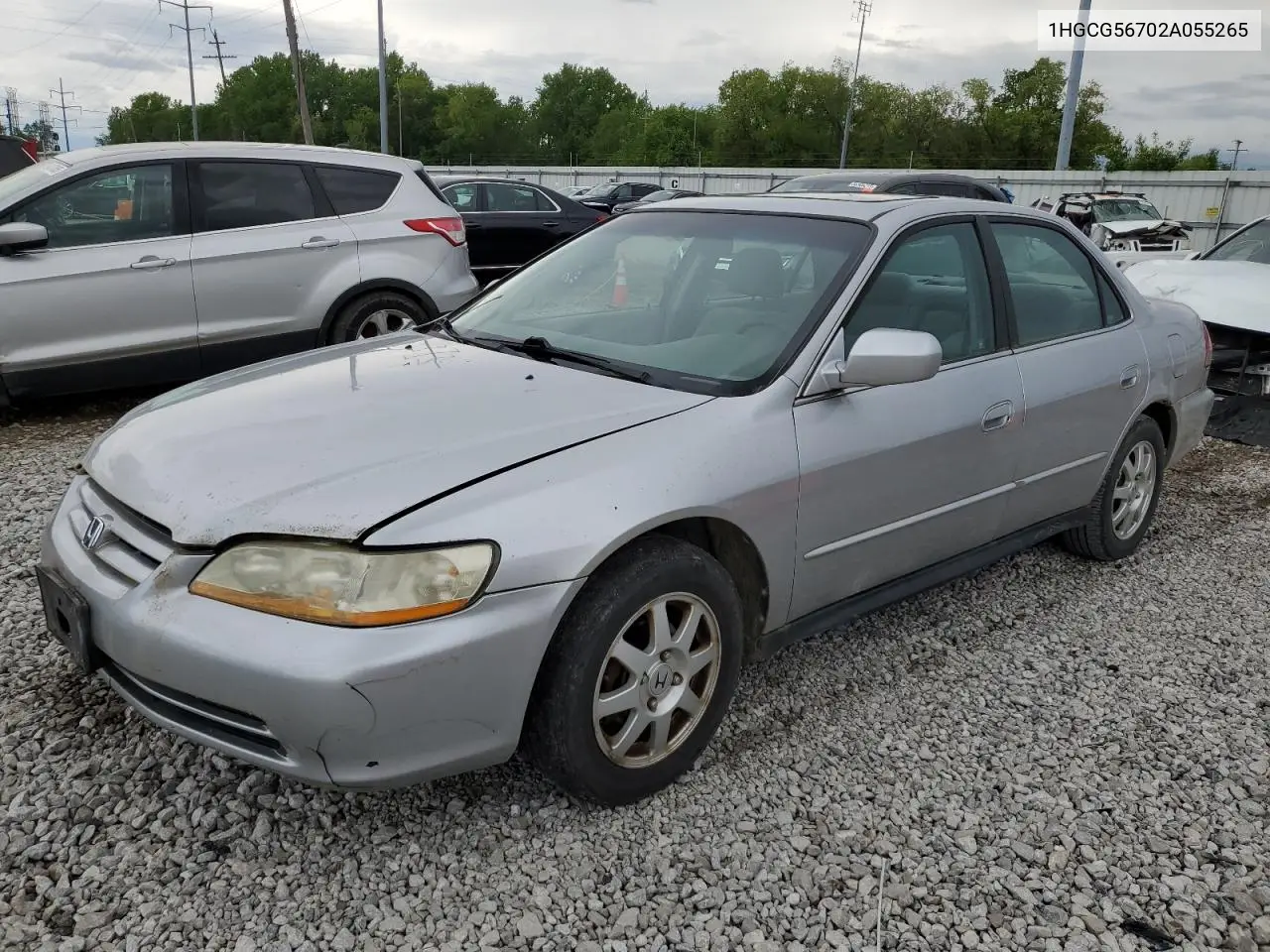 2002 Honda Accord Se VIN: 1HGCG56702A055265 Lot: 57172985