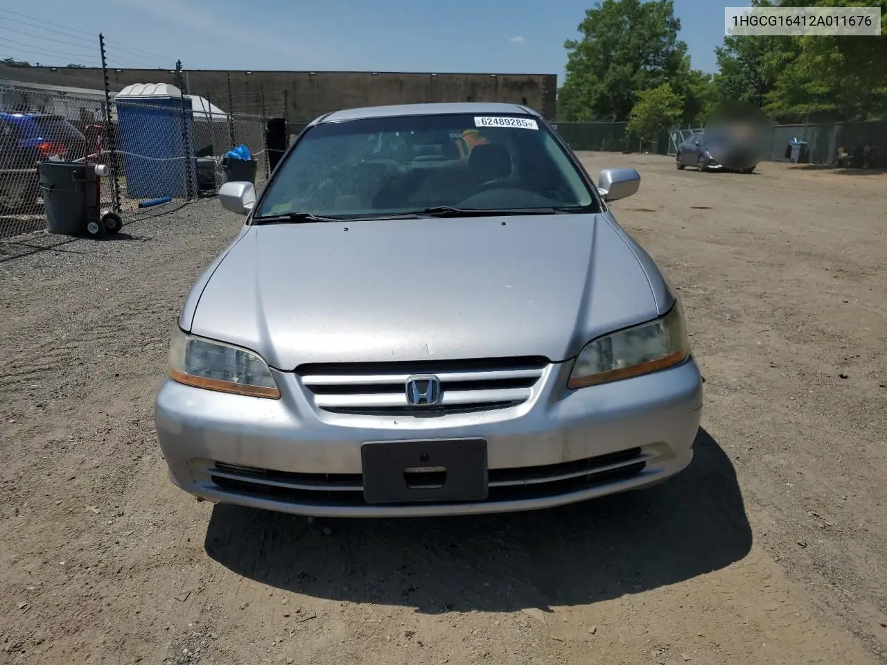 2002 Honda Accord Lx VIN: 1HGCG16412A011676 Lot: 62489285