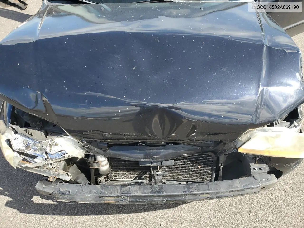 2002 Honda Accord Ex VIN: 1HGCG16502A069190 Lot: 62791655