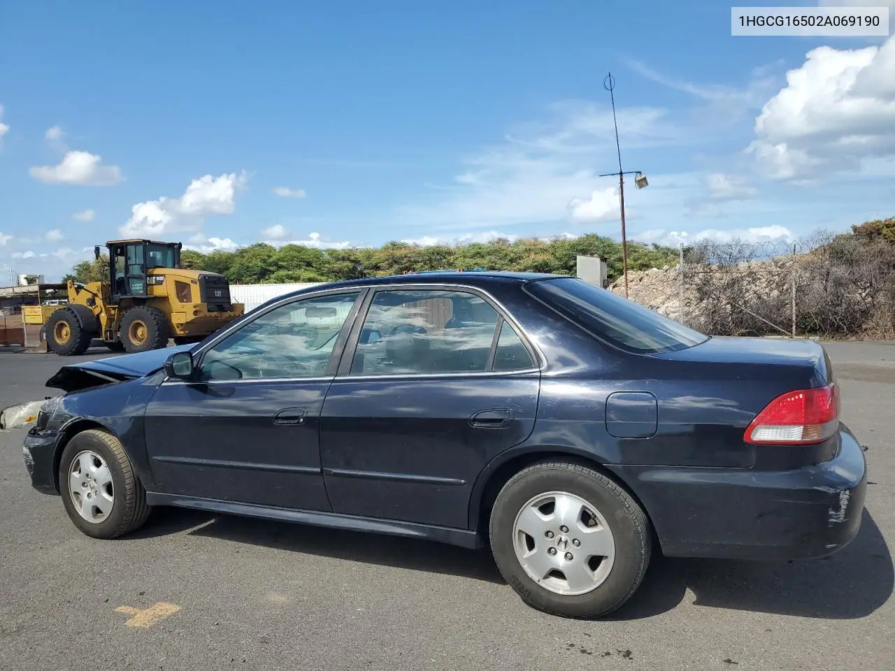 2002 Honda Accord Ex VIN: 1HGCG16502A069190 Lot: 62791655