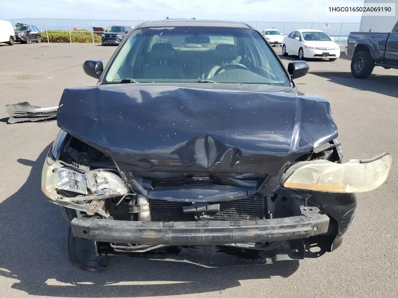 2002 Honda Accord Ex VIN: 1HGCG16502A069190 Lot: 62791655