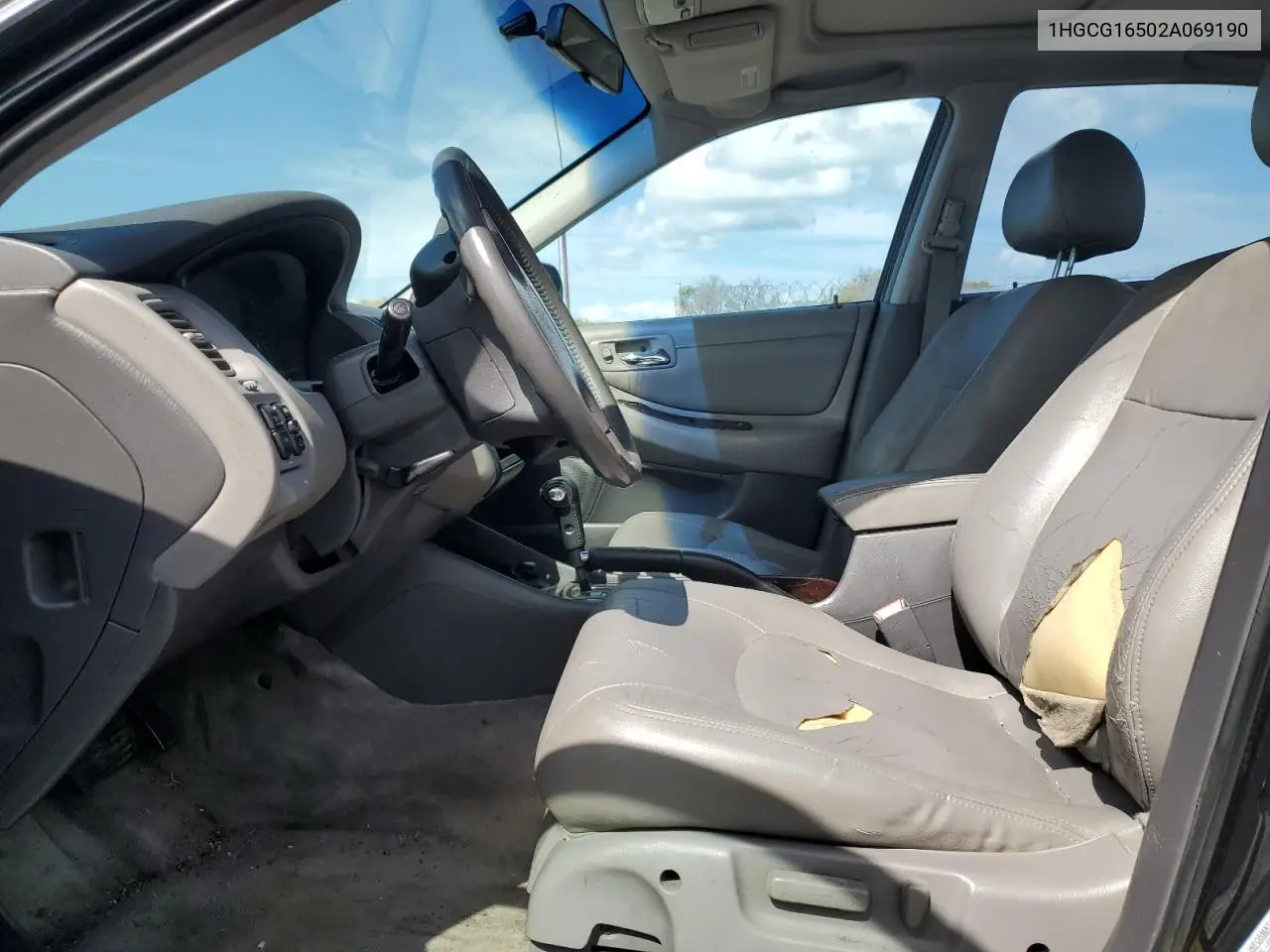 2002 Honda Accord Ex VIN: 1HGCG16502A069190 Lot: 62791655