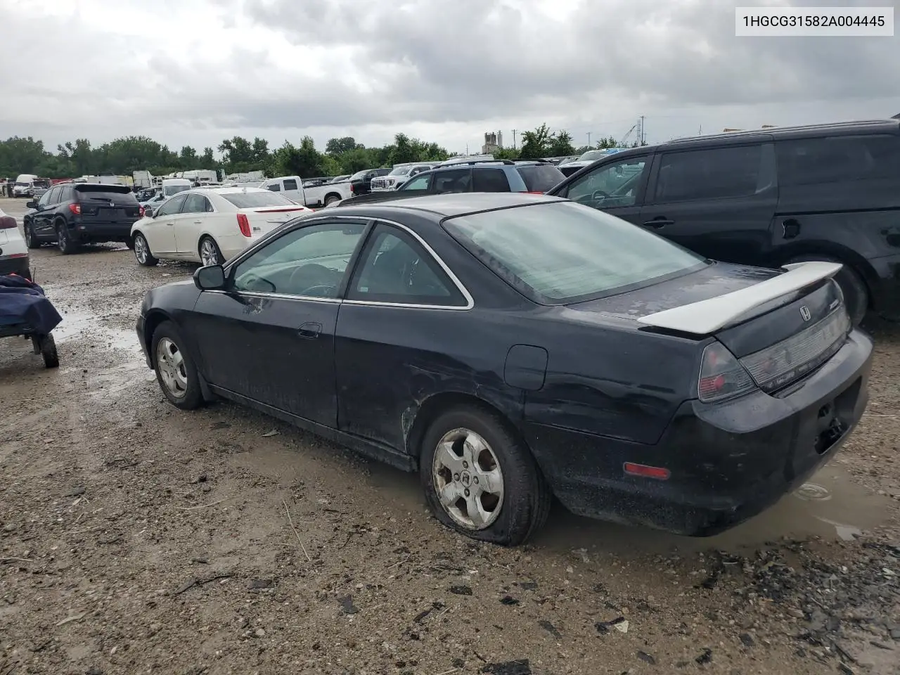 2002 Honda Accord Ex VIN: 1HGCG31582A004445 Lot: 62846405