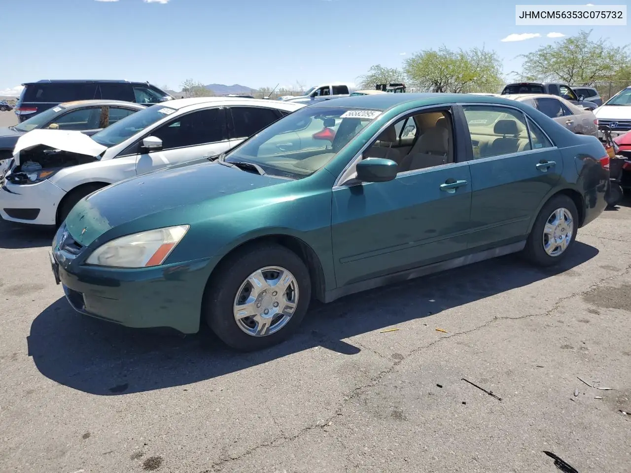 2003 Honda Accord Lx VIN: JHMCM56353C075732 Lot: 56582095