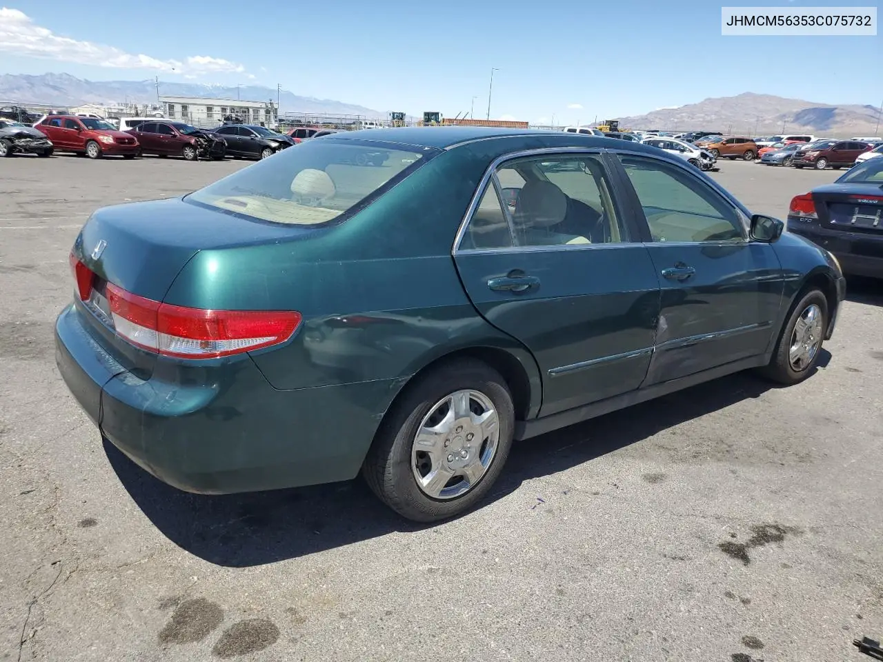 2003 Honda Accord Lx VIN: JHMCM56353C075732 Lot: 56582095