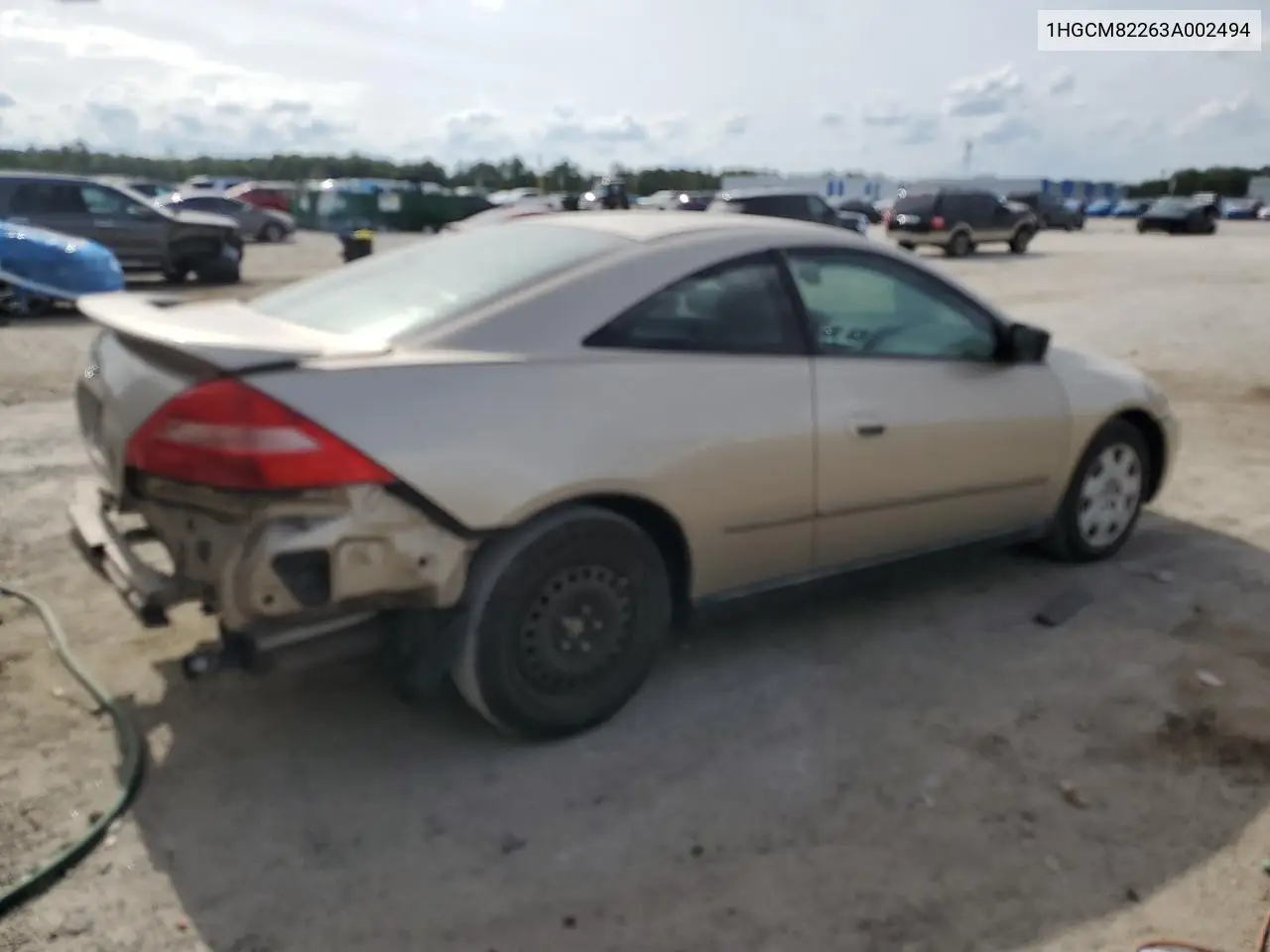 2003 Honda Accord Lx VIN: 1HGCM82263A002494 Lot: 59078165