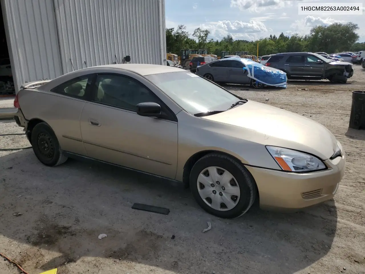 2003 Honda Accord Lx VIN: 1HGCM82263A002494 Lot: 59078165