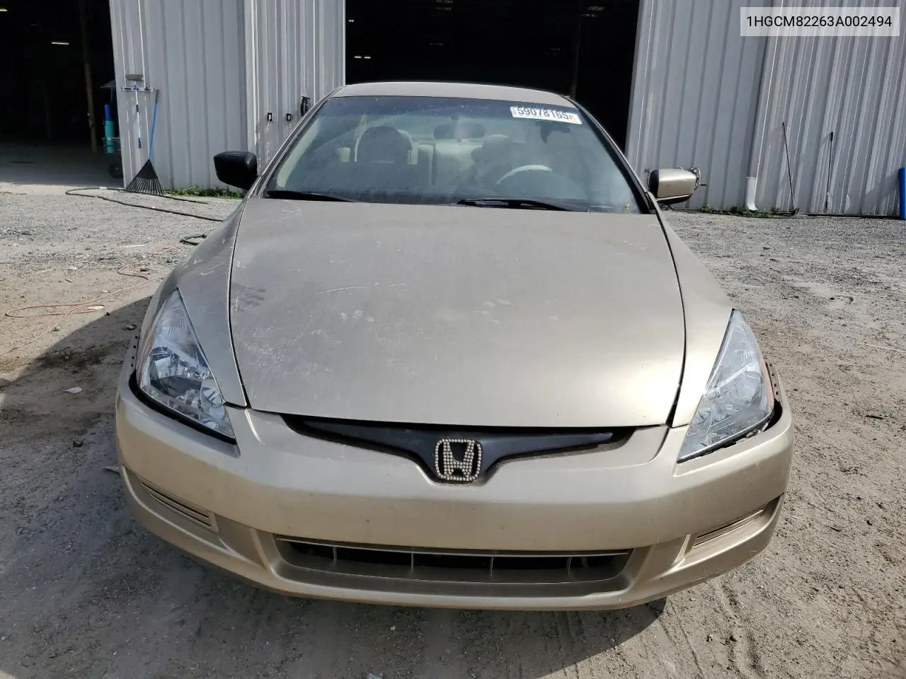 2003 Honda Accord Lx VIN: 1HGCM82263A002494 Lot: 59078165