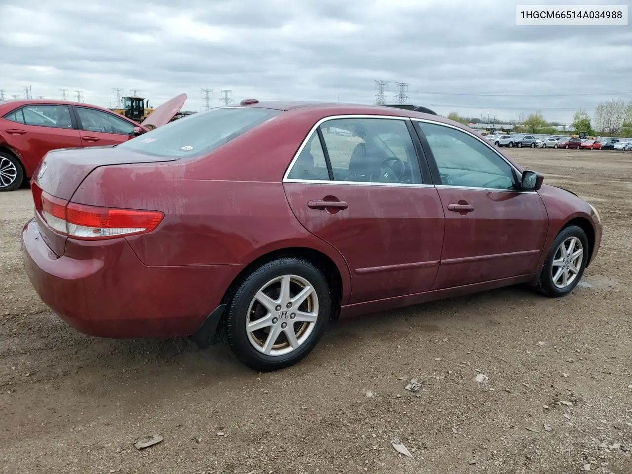 2004 Honda Accord Ex VIN: 1HGCM66514A034988 Lot: 55592495