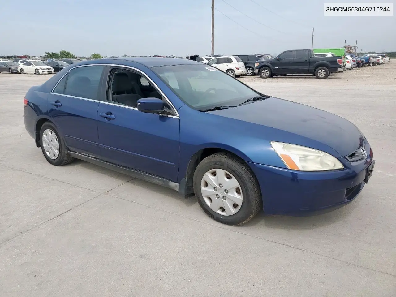 2004 Honda Accord Lx VIN: 3HGCM56304G710244 Lot: 56694255