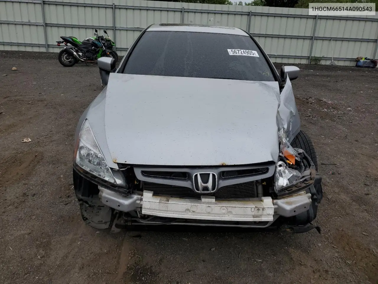 2004 Honda Accord Ex VIN: 1HGCM66514A090543 Lot: 56724905
