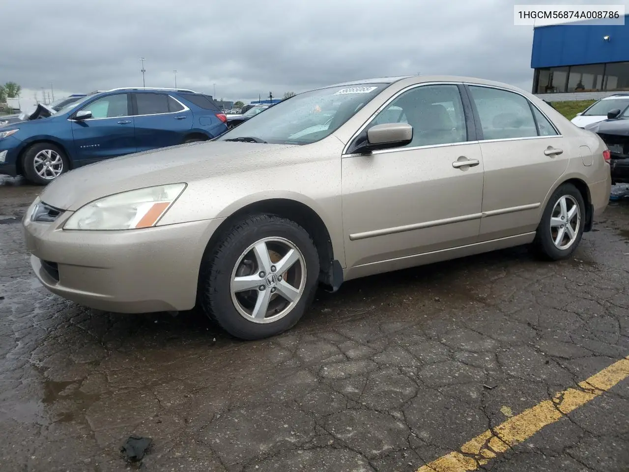 2004 Honda Accord Ex VIN: 1HGCM56874A008786 Lot: 56865065