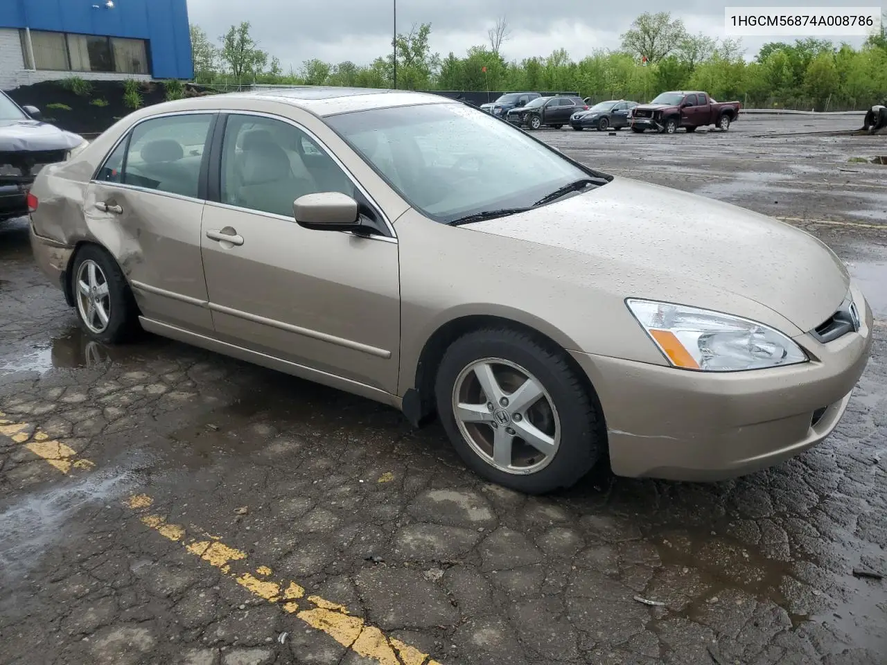 2004 Honda Accord Ex VIN: 1HGCM56874A008786 Lot: 56865065