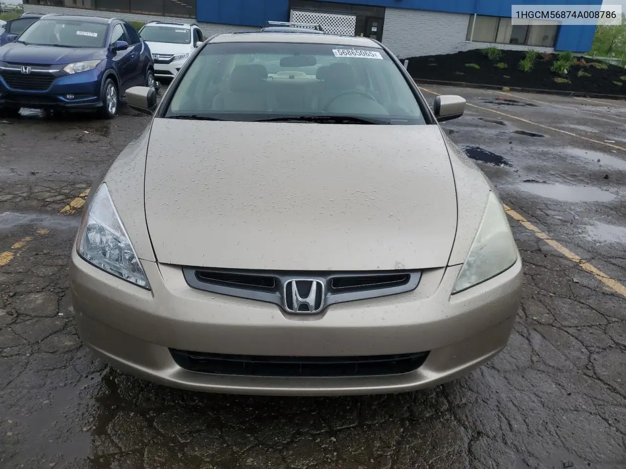 2004 Honda Accord Ex VIN: 1HGCM56874A008786 Lot: 56865065