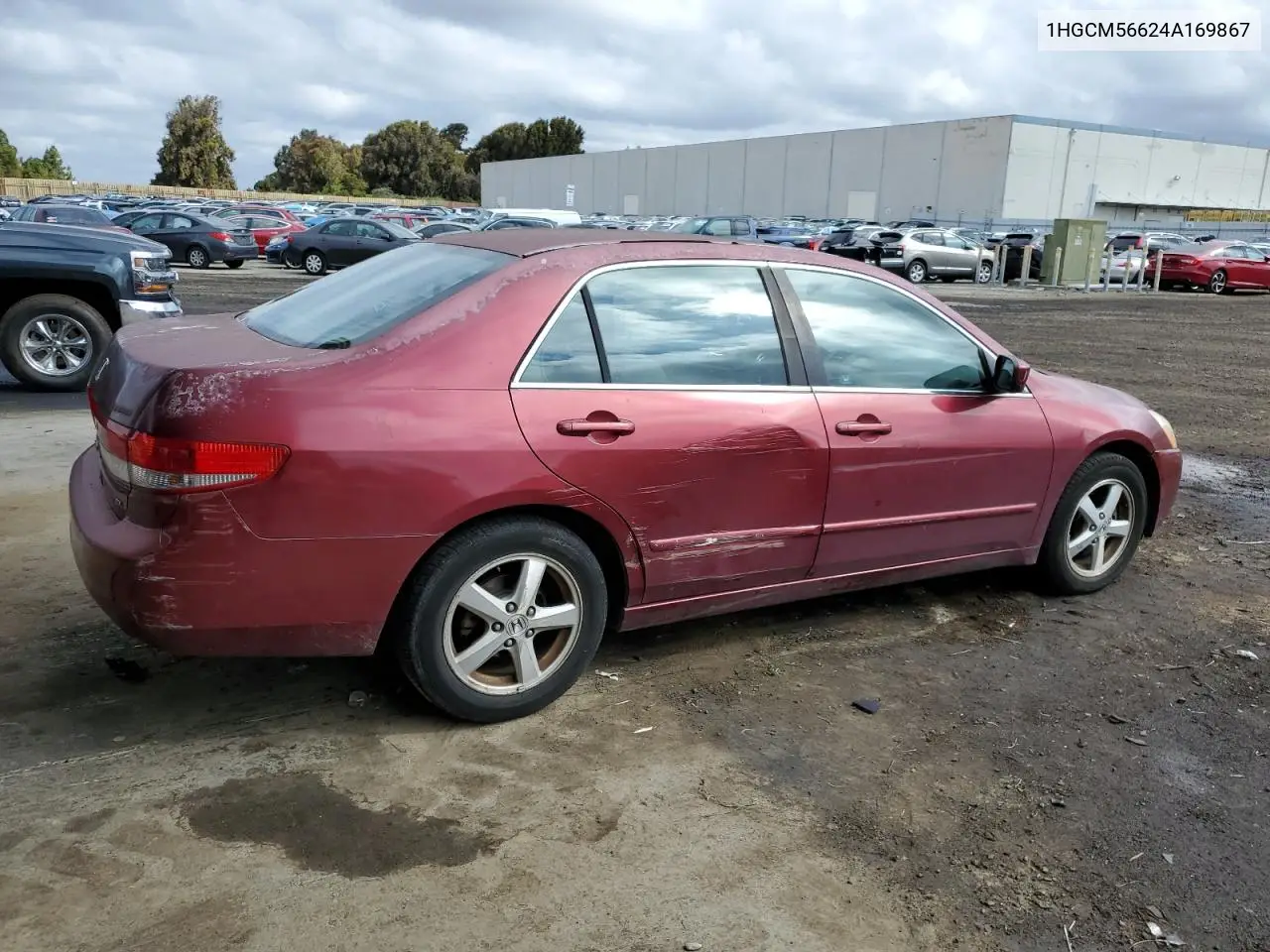 2004 Honda Accord Ex VIN: 1HGCM56624A169867 Lot: 57039735