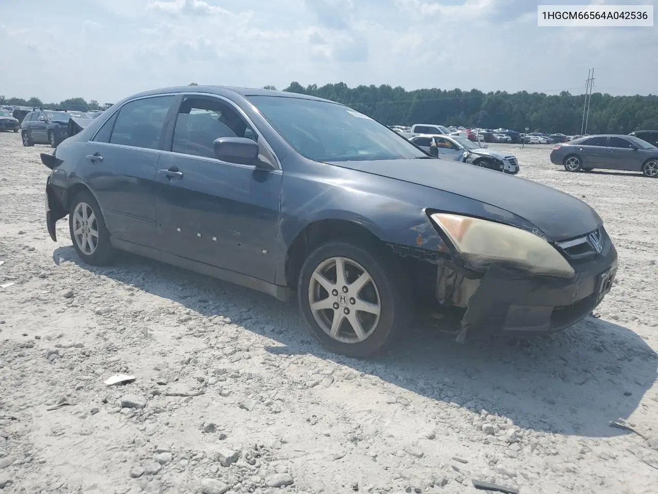 2004 Honda Accord Ex VIN: 1HGCM66564A042536 Lot: 62340495