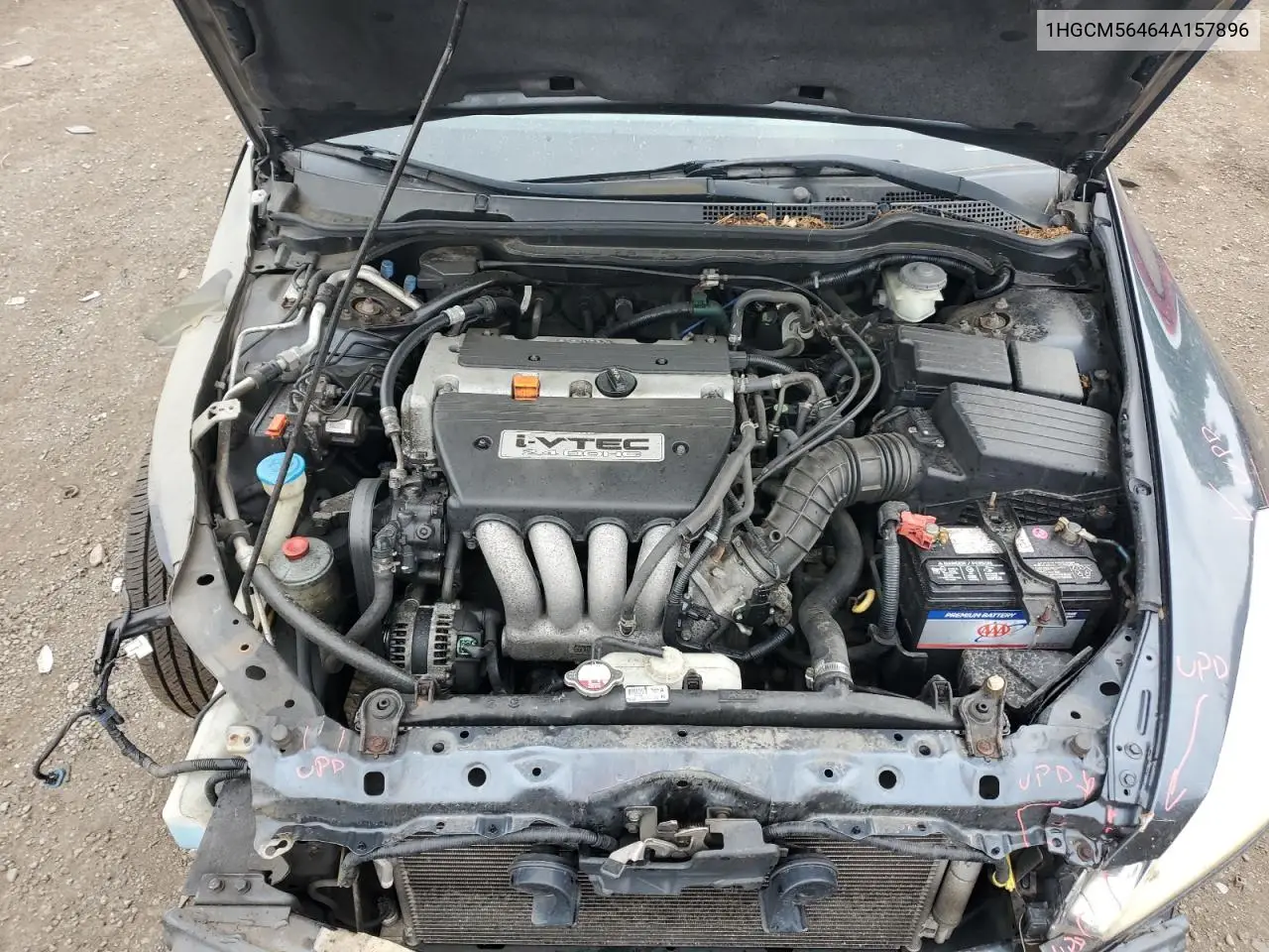 2004 Honda Accord Lx VIN: 1HGCM56464A157896 Lot: 62463545