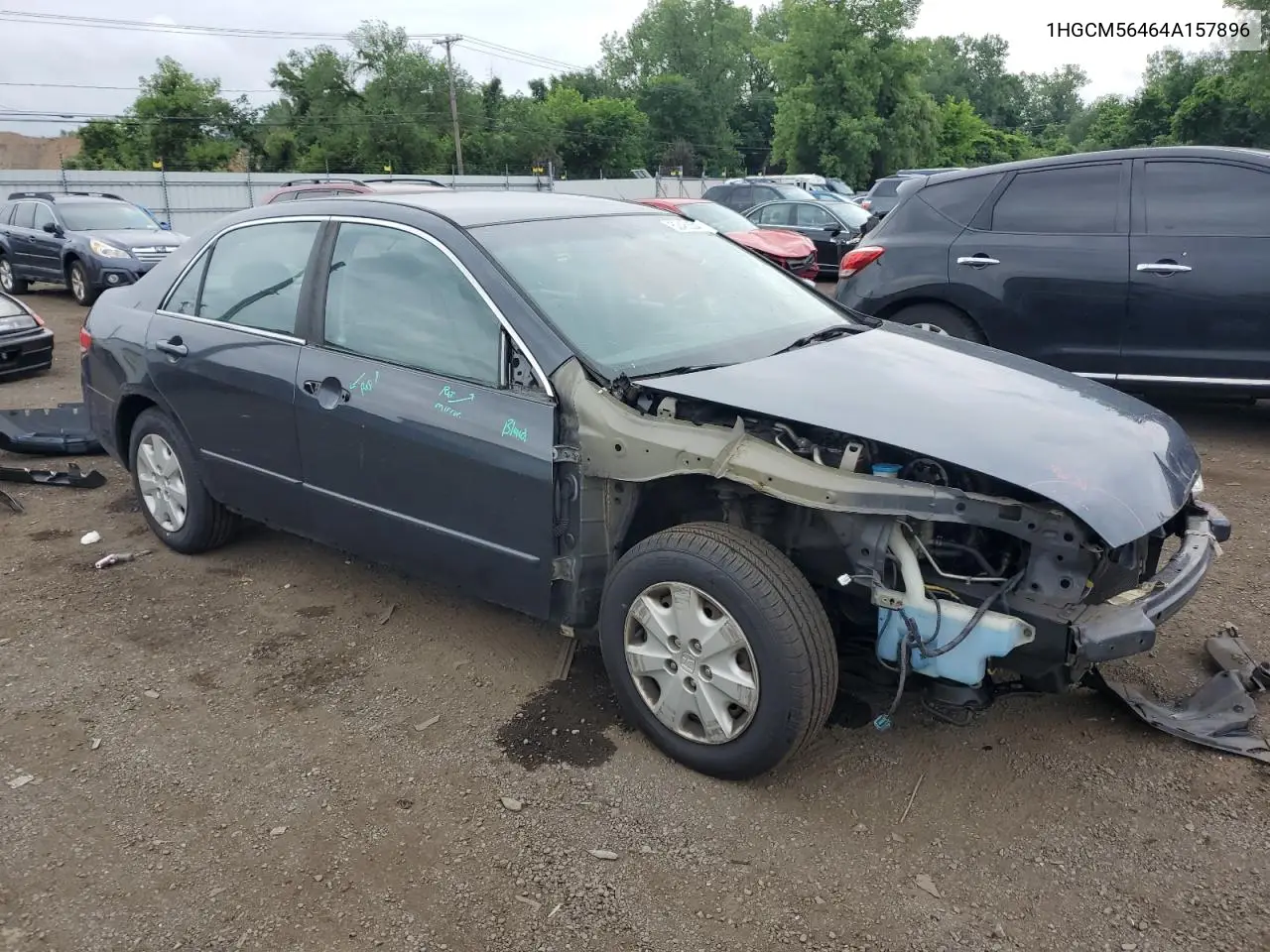 2004 Honda Accord Lx VIN: 1HGCM56464A157896 Lot: 62463545