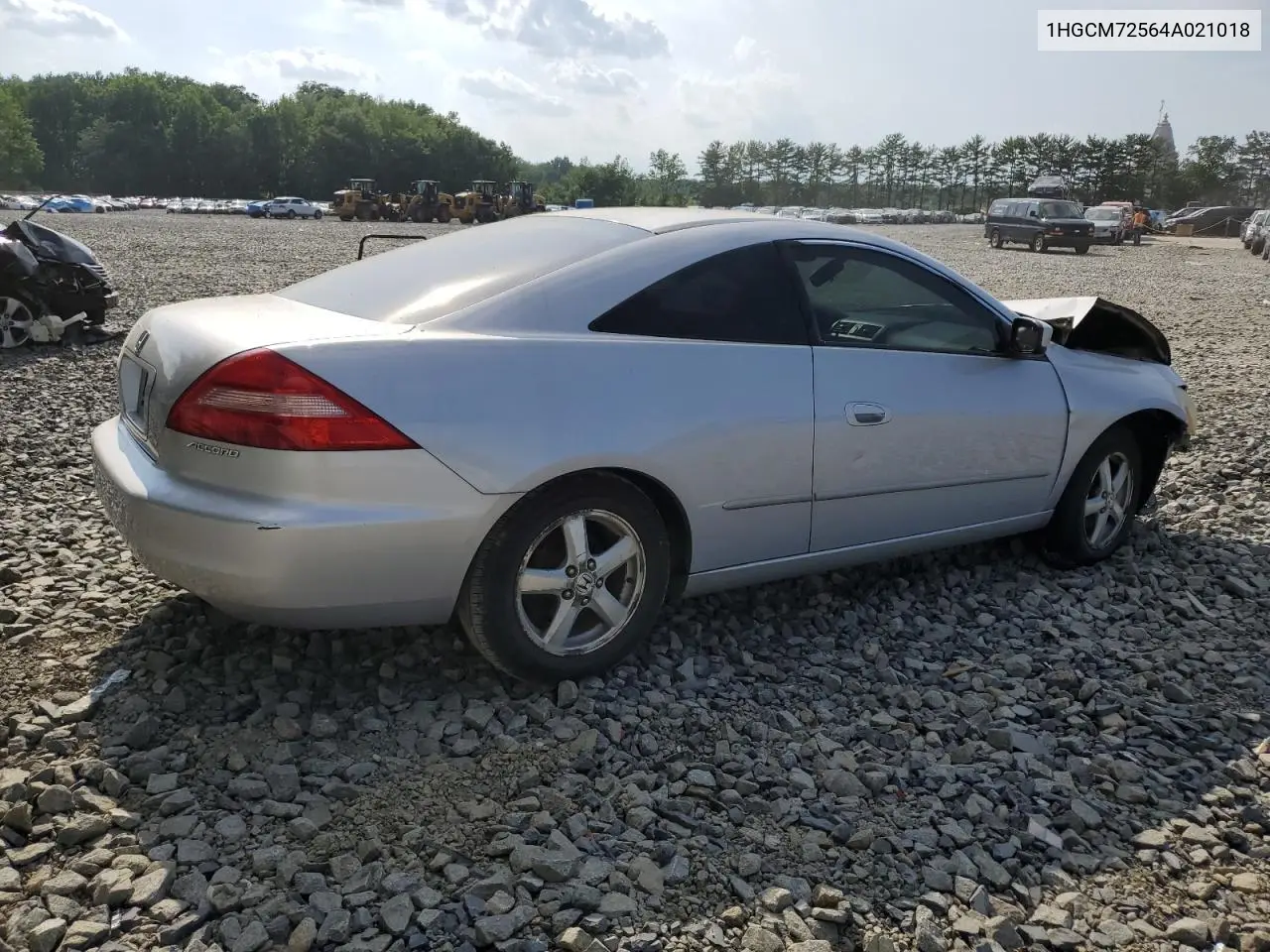 2004 Honda Accord Ex VIN: 1HGCM72564A021018 Lot: 62515425