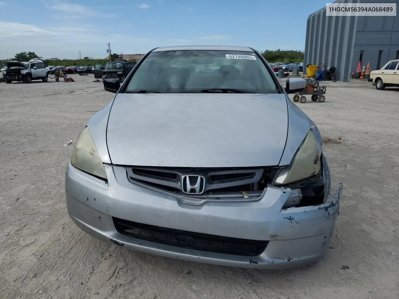 2004 Honda Accord Lx VIN: 1HGCM56394A068489 Lot: 62748665