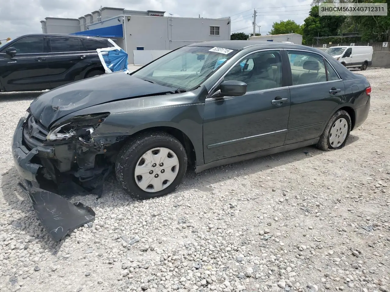 2004 Honda Accord Lx VIN: 3HGCM563X4G712311 Lot: 62831715