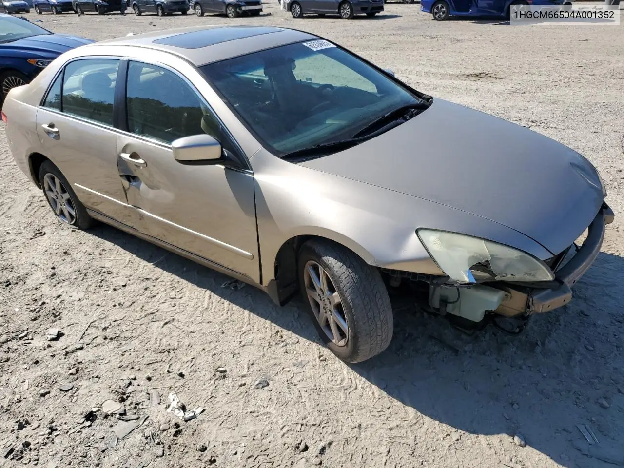 2004 Honda Accord Ex VIN: 1HGCM66504A001352 Lot: 62939685