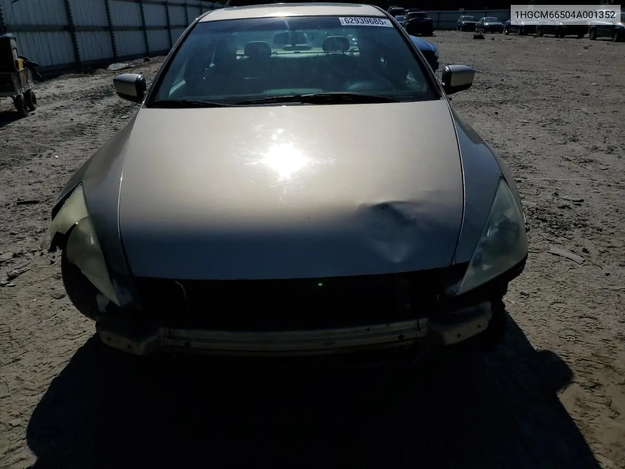 2004 Honda Accord Ex VIN: 1HGCM66504A001352 Lot: 62939685