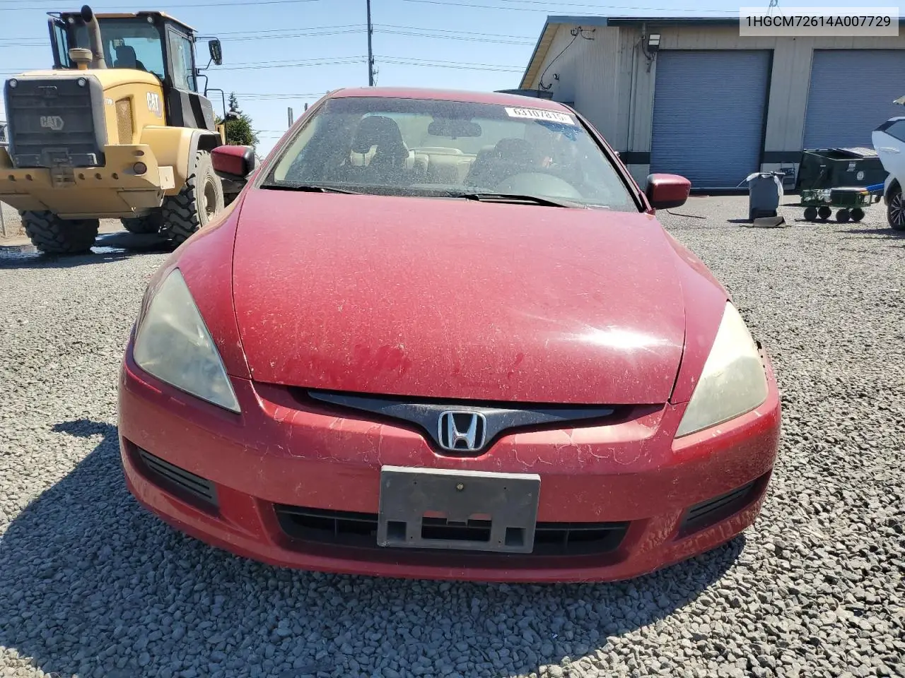 2004 Honda Accord Ex VIN: 1HGCM72614A007729 Lot: 63107815
