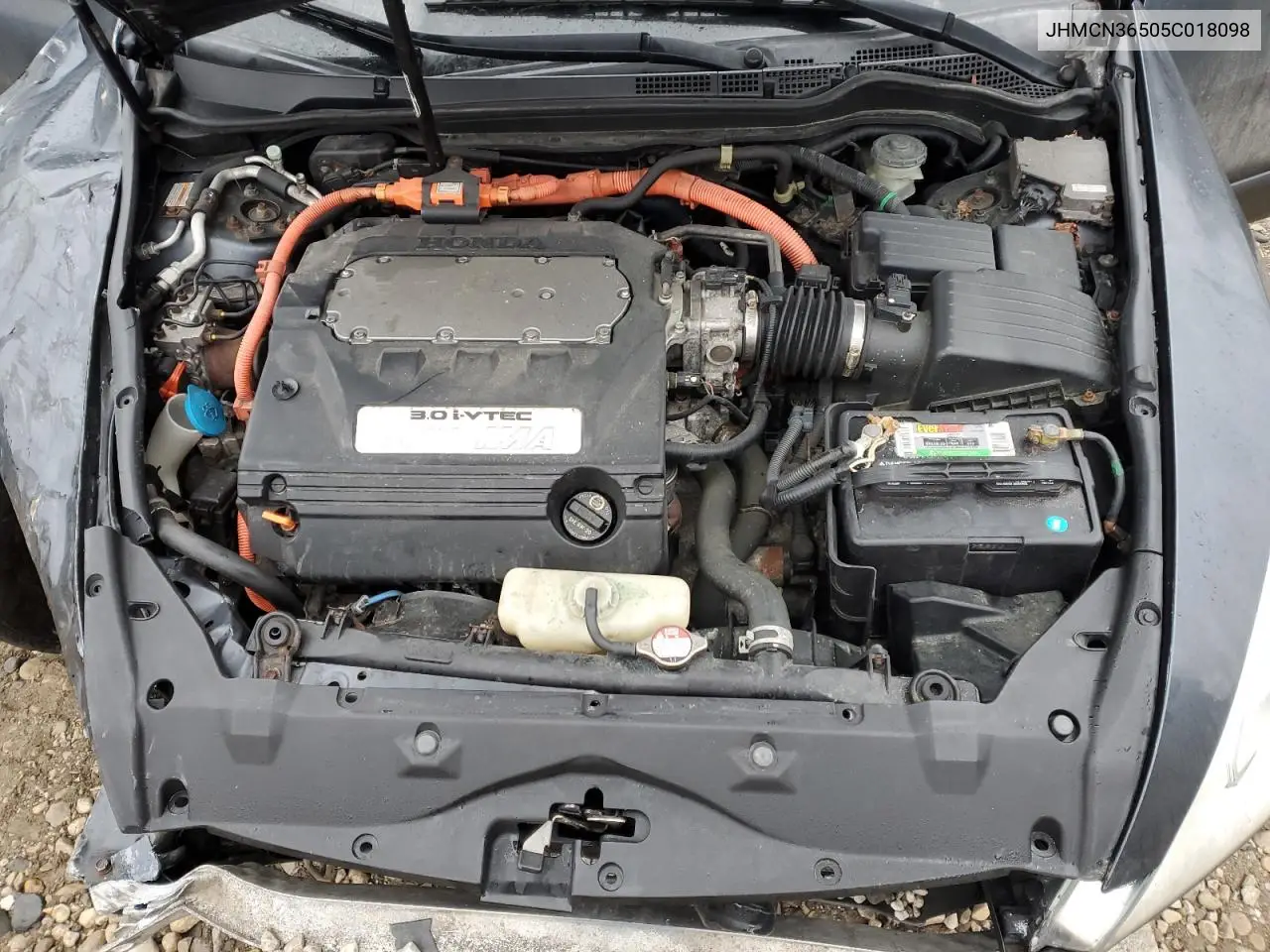 2005 Honda Accord Hybrid VIN: JHMCN36505C018098 Lot: 43337825