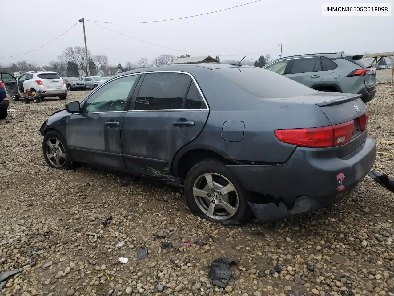 2005 Honda Accord Hybrid VIN: JHMCN36505C018098 Lot: 43337825
